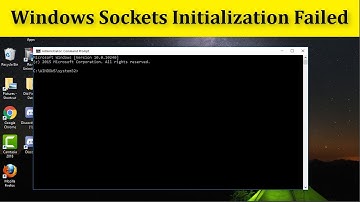 How To Fix Windows Sockets Initialization Failed Error On Windows 10/8/7