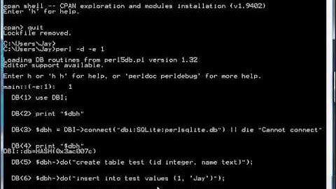 SQLite Programming With Perl: Part 1 of 2