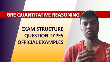 GRE Quantitative Reasoning Overview - Exam Structure, Question Types, ETS Official Questions