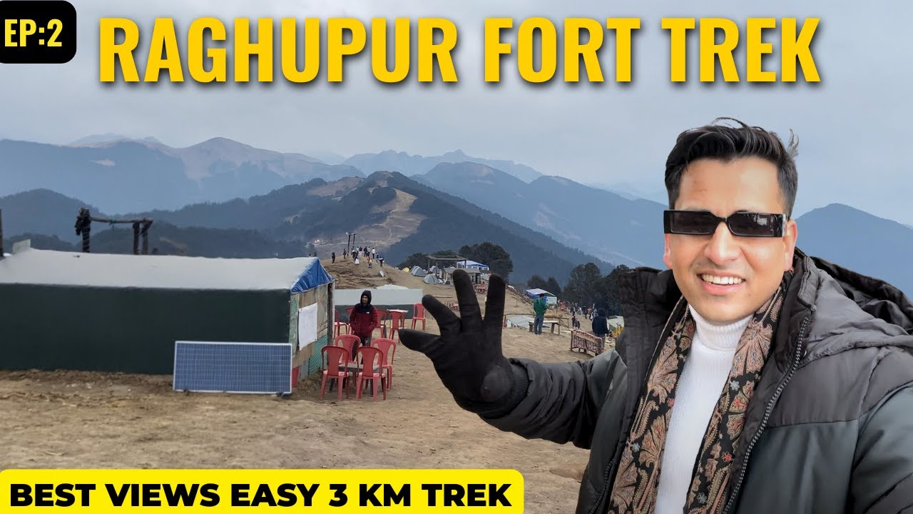 Raghupur Fort Trek 🏔️ | Jalori Pass to Raghupur Fort | Easy 3 KM Forest Trek | Shoja Vlog