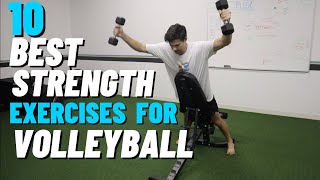 10 Best Strength Exercises For Volleyball | Full Body Volleyball Strength Exercises