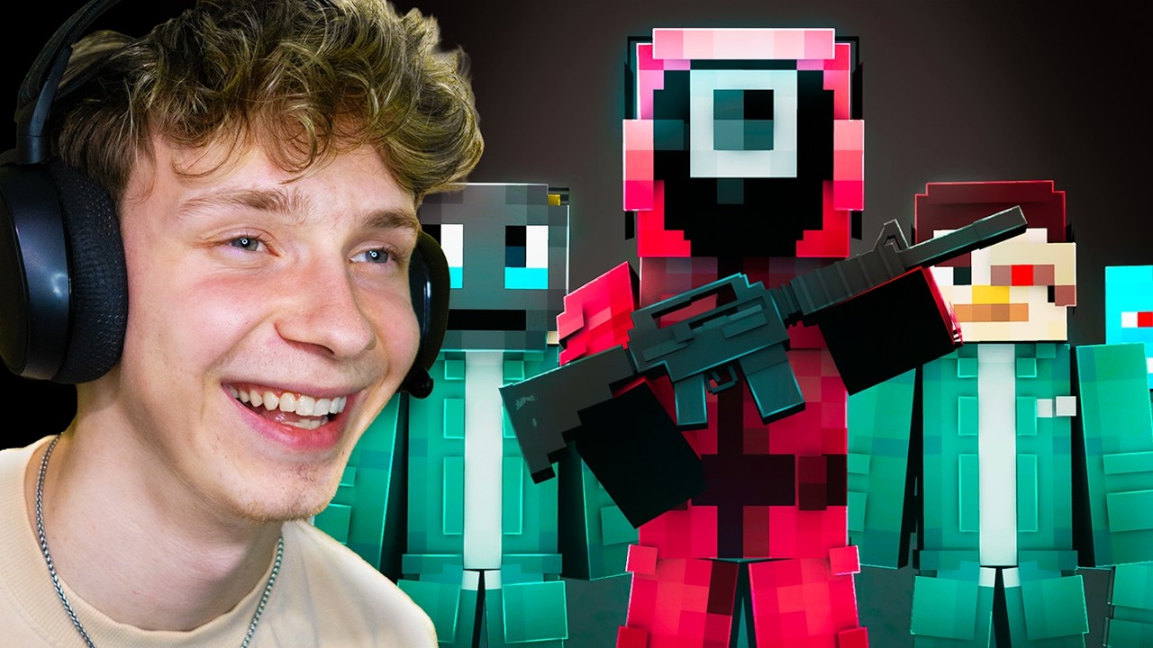 100 Graczy Symuluje SQUIDGAMES w MINECRAFT!!!
