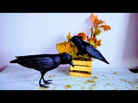 Video: Cómo Hacer Un Juguete Cuervo Con Papel