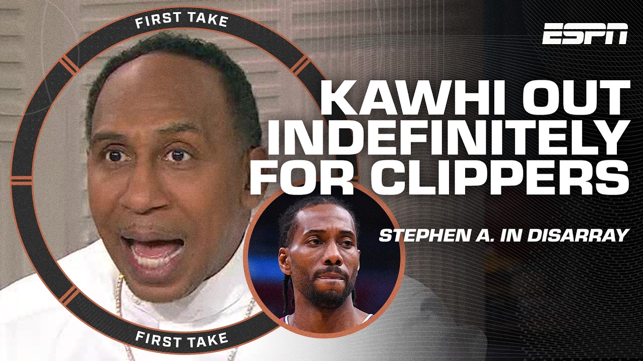 Stephen A. has MIXED FEELINGS about Kawhi Leonard out indefinitely ...