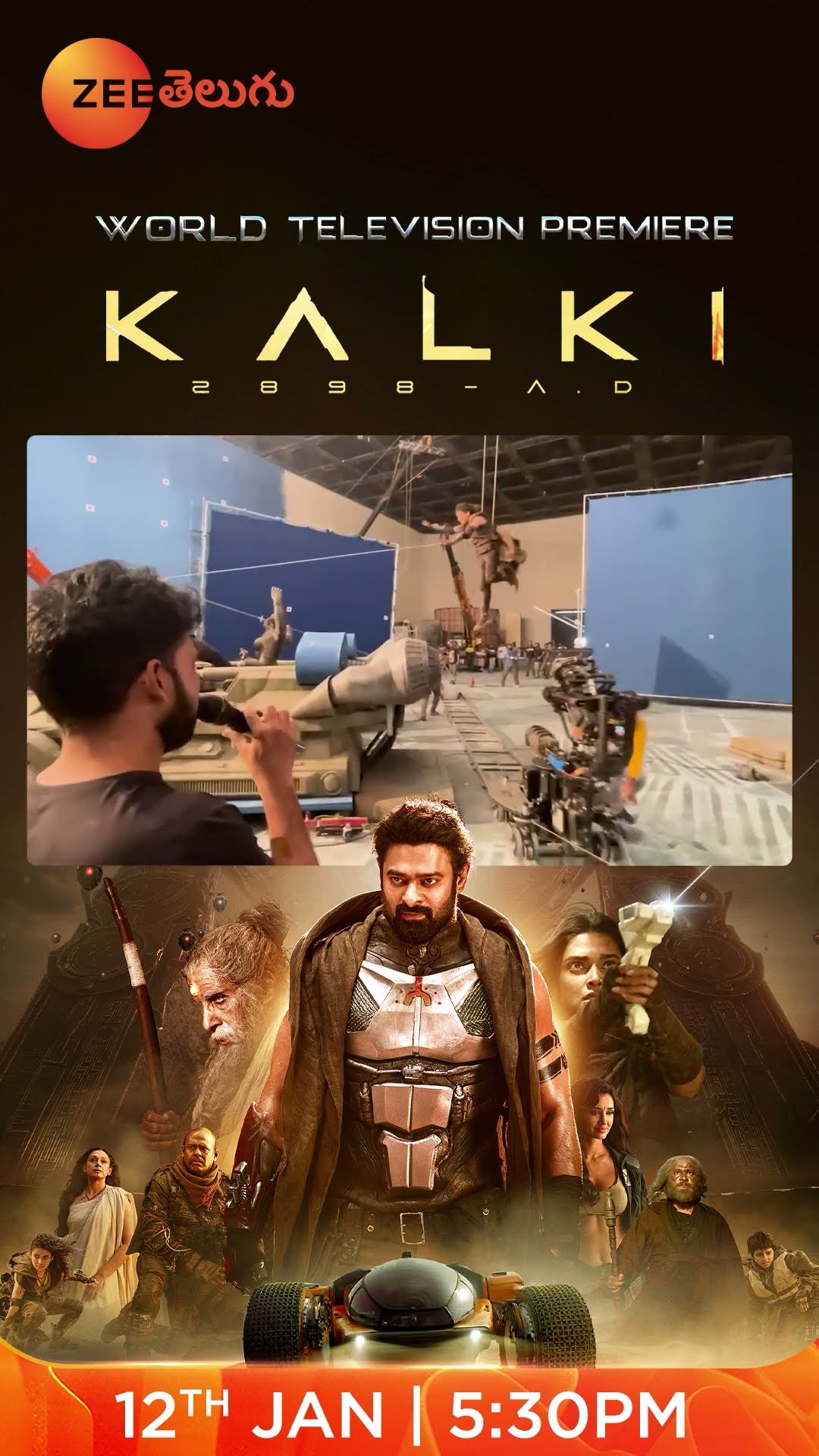 Action Master Solomon | Kalki 2898 AD World Television Premiere | 12 Jan 5:30PM | Zee Telugu