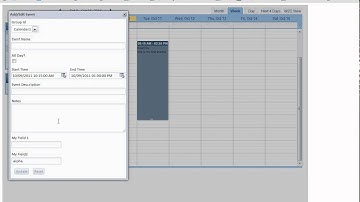 V11 Setting Up the Calendar Component  Part 4