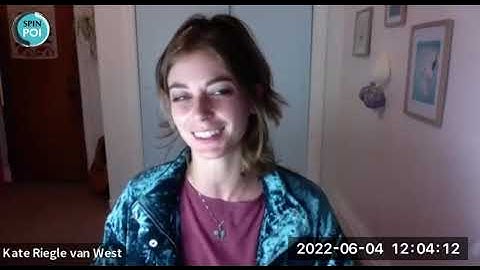 Dr. Kate Riegle van West - SpinPoi project @ 1st Functional Juggling Digital Conference (vid4/6)