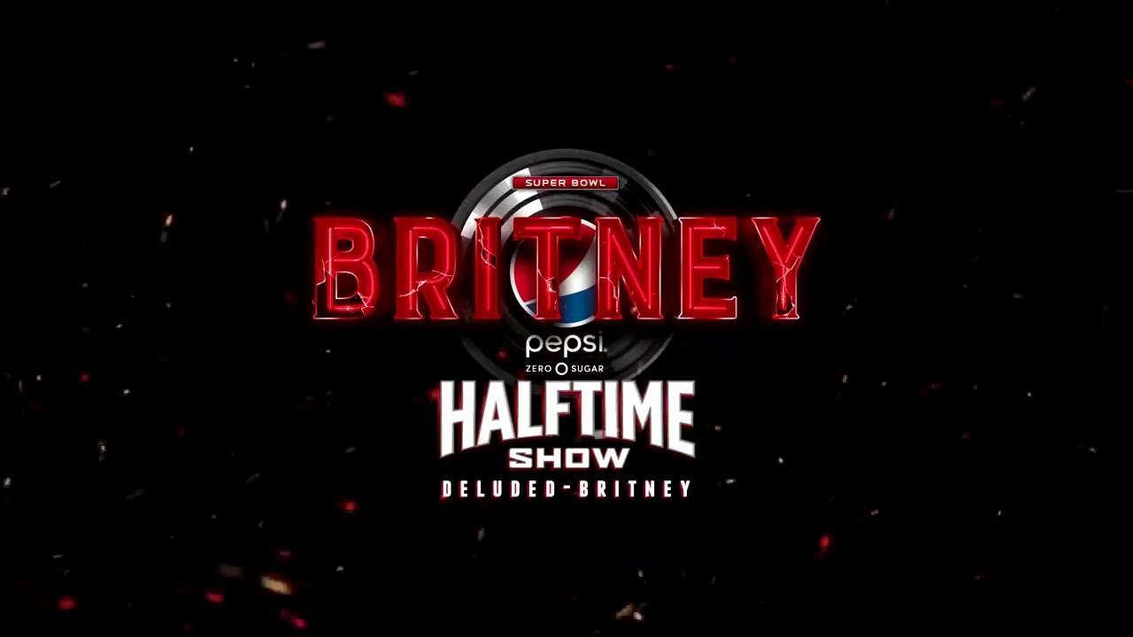 ⁣Britney Spears  Pepsi Zero Sugar Super Bowl Halftime Show Concept