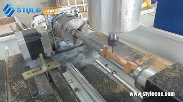 STM6090 Mini Desktop CNC Router with 4th axis rotary