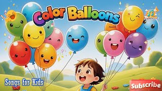 Color Balloons Song | lalafun Kids Songs | Ronchild