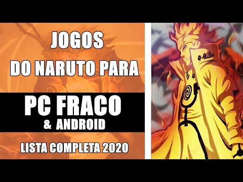 Os melhores jogos do Naruto para PC FRACO 2023 