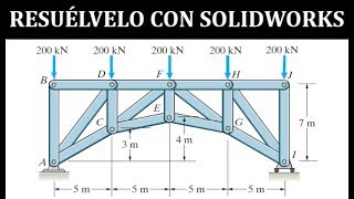 Análisis estructural de armaduras | SolidWorks