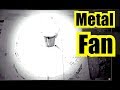 4k Fan Spinning Fan Noise via Metal Fan Sound 10 Hours with Dark Screen For sleeping
