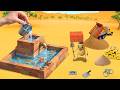 DIY Science Project Mini Water Well - Building a Small Brick Fish Tank