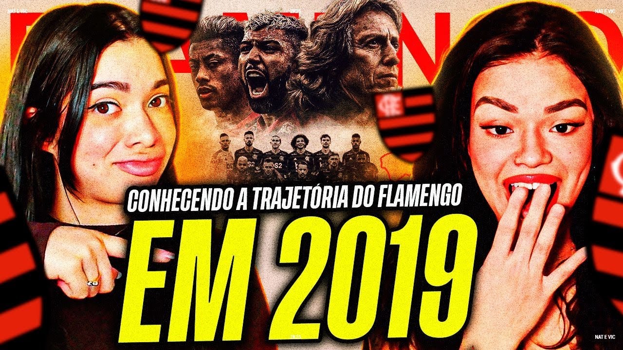 REAGINDO a Nostalgia Futebol: FLAMENGO 2019 | Nat e Vic MV
