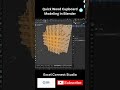 Quick Wood Model #blender #animation