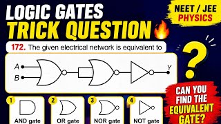 Logic Gates Trick Question 🔥 | Equivalent Gate in Digital Electronics | NEET/JEE Physics