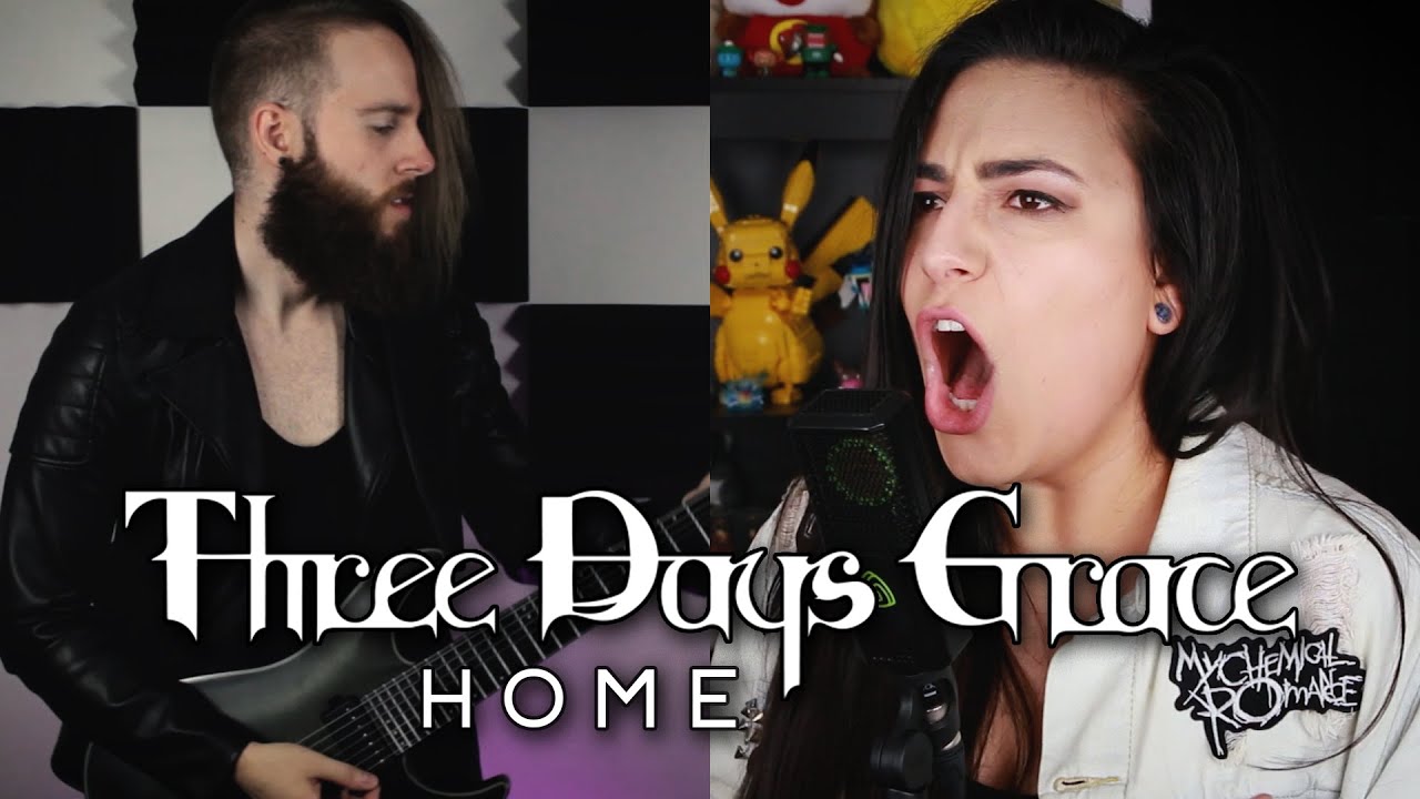 THREE DAYS GRACE – Home (Cover by Lauren Babic & Cody Johnstone)