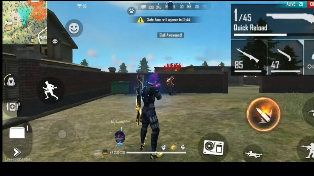 Garena Free Fire headshots hack master killer gaming dragon