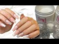 TUTORIAL  I  Elegant Coffin Nails using Young Nails Acrylic.