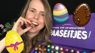 Chocolade Eitjes Proeven!  Doos Met 50(!) Verschillende Smaken Van Jamin!  ASMR Nederlands