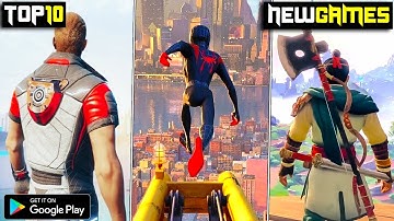 Top 10 NEW Games For Android 2022| High Graphics Android Games online/offline