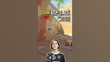 Donk with his USP-S on fire 😱 #cs2 #csgo #cs2clips #donk #faceit #faceit10lvl