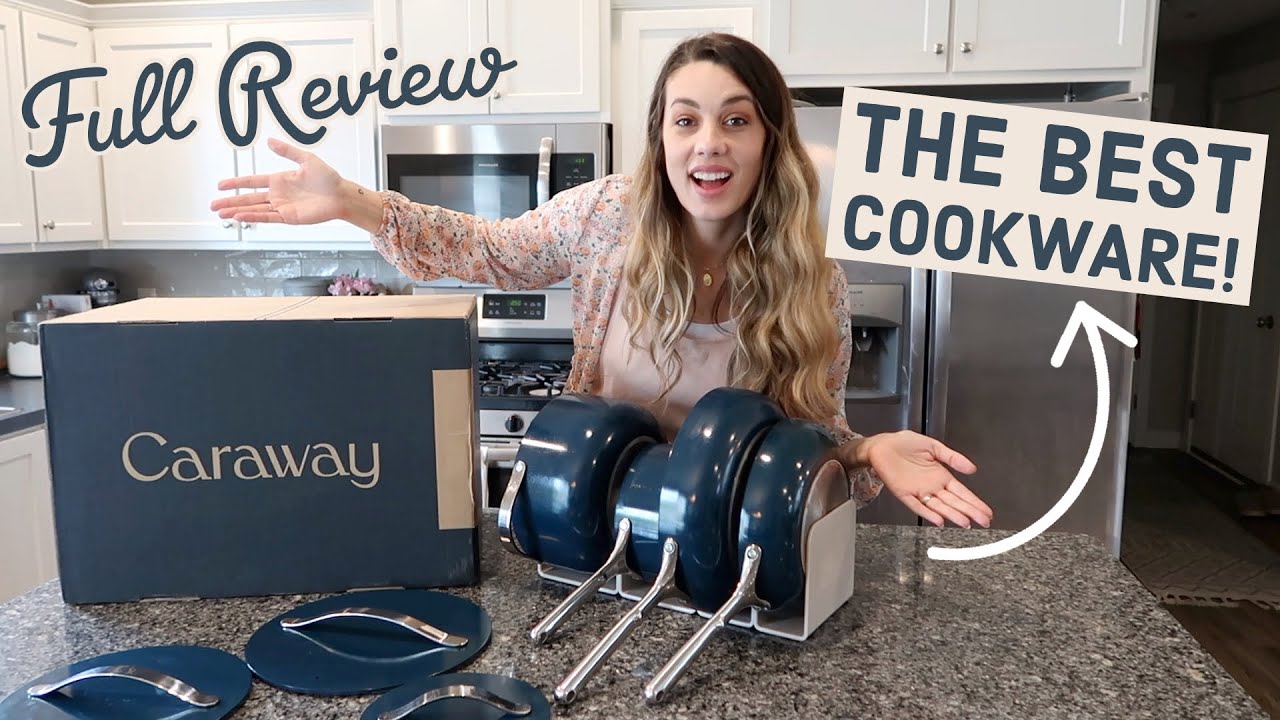 Unbox my new @Caraway Home non-toxic, ceramic coated glass food