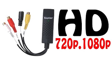 How to Get your Easycap/Dazzle to Record 720p & Get Amazing Quality