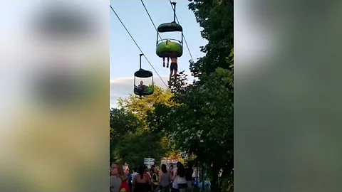 Video shows moment when teen falls from Six Flags 'sky ride'