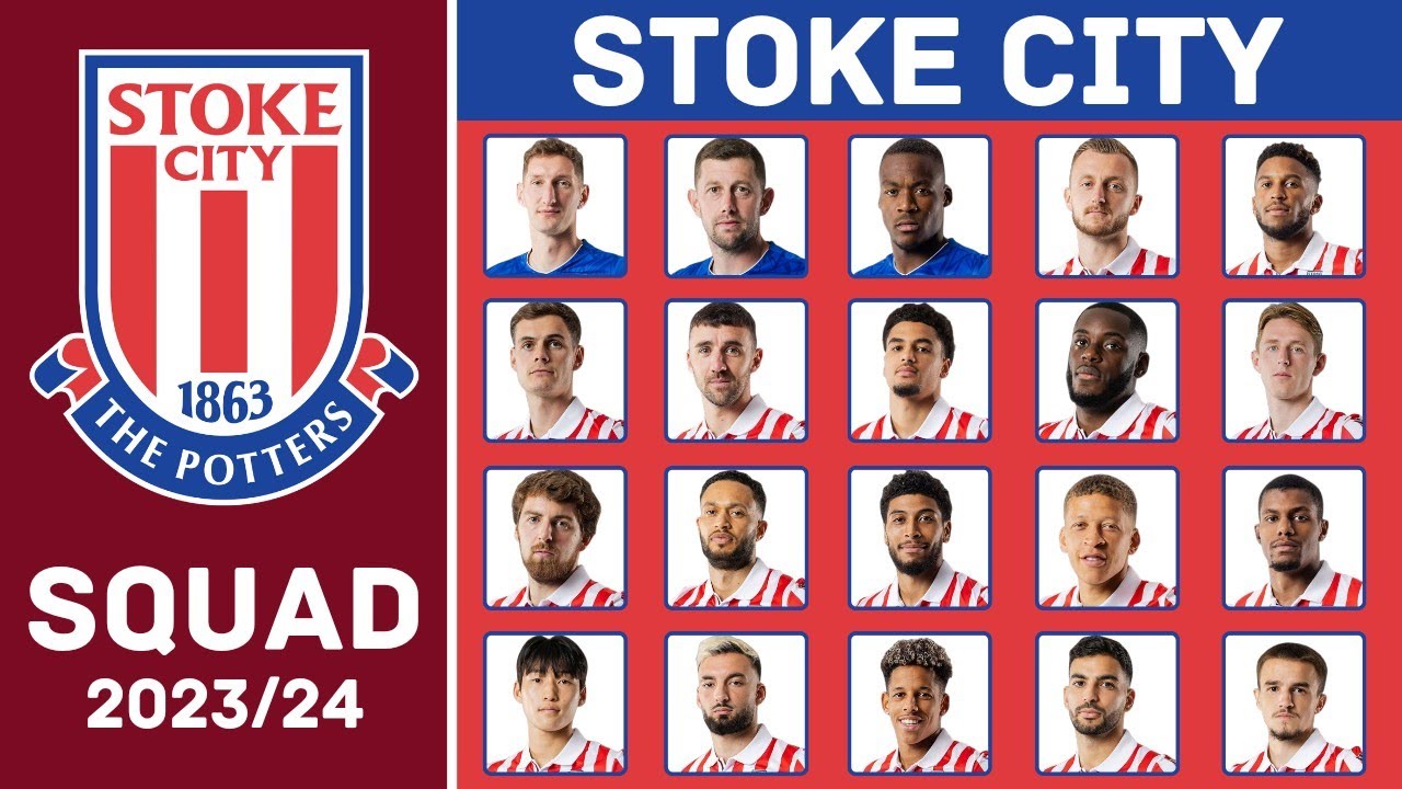 STOKE CITY F.C. Squad Season 2023/24 Stoke City FootWorld YouTube