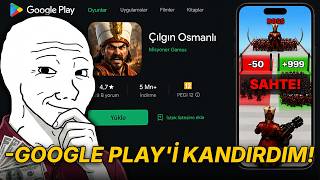 GOOGLE PLAY'İ KANDIRIP PARA KAZANMAK! (deney)