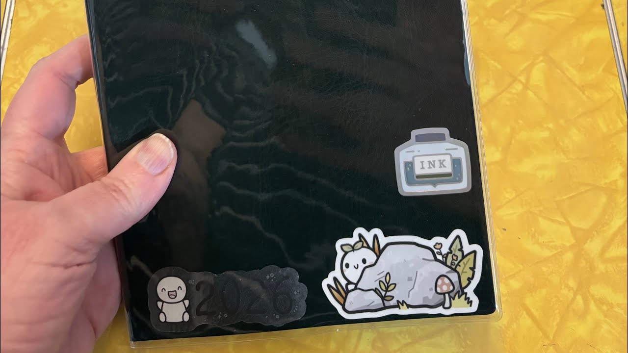 Day 29 Planmas - January monthly set up in my Sterling Ink