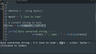Best way to convert string to bytes in Python 3?