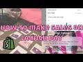 HOW TO MAKE SALES ON LAUNCH DAY | FIRST DAY IN BUSINESS SALES | Discount Code in Video