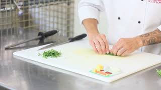 Chiffonade Spinach