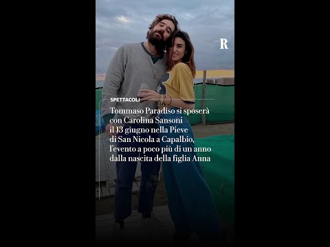 Video Matrimonio tra Tommaso Paradiso e Carolina Sansoni previsto per il 13 giugno