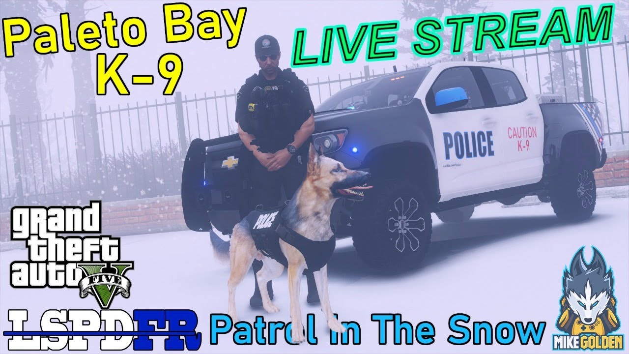 Paleto Bay K-9 Police LIVE Patrol In The Snow | GTA 5 LSPDFR Live ...