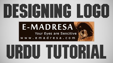 Designing Eye Logo Urdu Tutorial with emadresa.com
