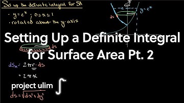 Setting Up a Definite Integral for Surface Area of Revolution Pt. 2| Single Variable Calculus