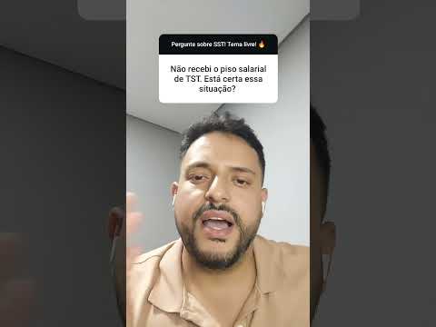 Não recebi o piso salarial de Técnico de Segurança do Trabalho. Está certa essa situação? #shorts