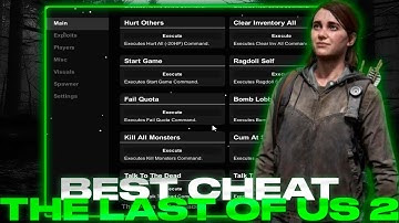 ^[Greated] The Last Of Us 2 - Best Cheat Menu | Divine Hacks For The Last 2 | Many Functions | FREE^