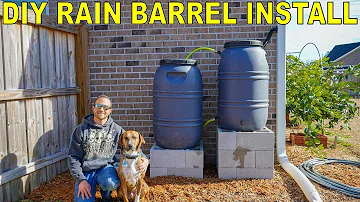 The BEST DIY RAIN BARREL Install [Complete Guide]