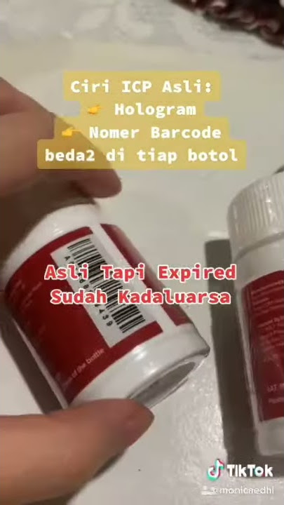 Perbedaan Tasly ICP Capsule Asli Original dan Palsu