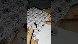 Write name sticker Kuromi Again #trending #youtube #viral #fyp #liveyoutube