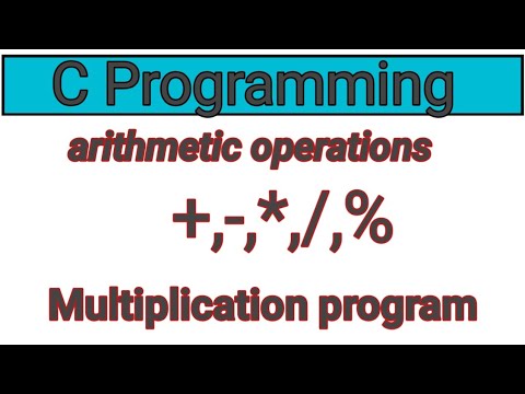 multiplication program in c language - YouTube