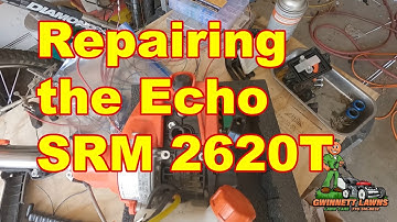 Repairing the Echo SRM 2620T, Intake and Throttle Trigger