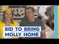 Molly the magpies family reveals pet dog now depressed  today show australia