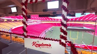 Kingdom's Greetings at Arrowhead Stadium
