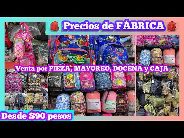 🎒 Precios de FÁBRICA | MOCHILAS EN CENTRO CDMX | DESDE $90 PESOS |  @nay1206 🎒 - YouTube